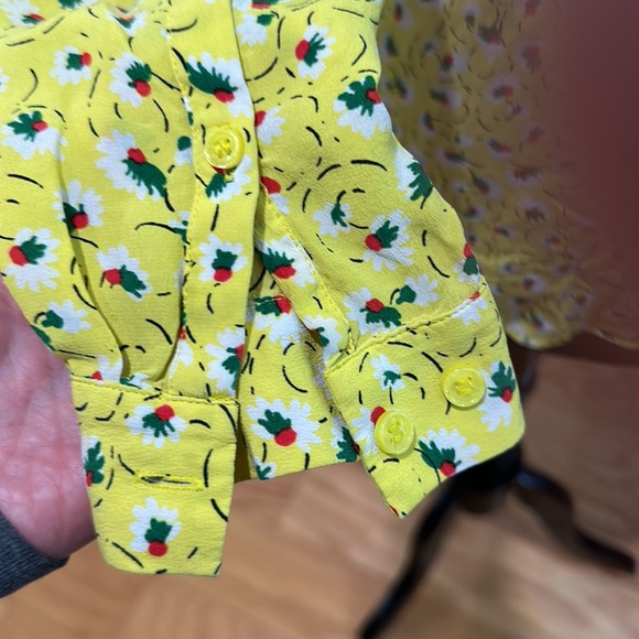 Silk Blouse by & Other Stories in Bright Yellow - Picture 8 of 8
